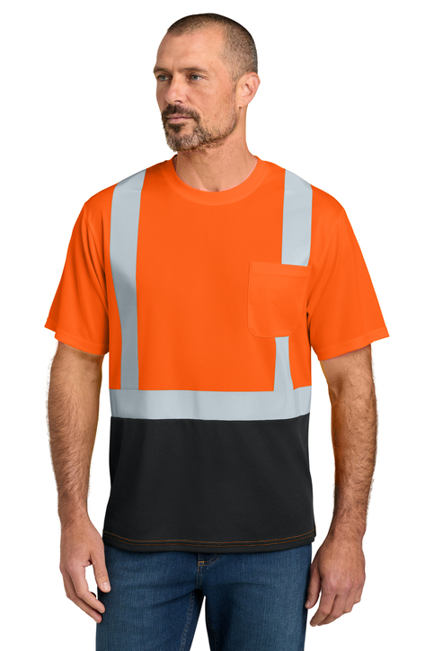 0002__CS205__26_98__from__CornerStone-ANSI-107-Class-2-Short-Sleeve-Mesh-Blocked-Tee__SftyOrgBk.jpg