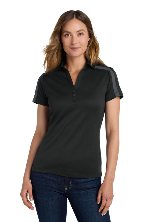 0362__L547__0__quote__Port-Authority-Women-s-Silk-Touch-Performance-Colorblock-Stripe-Polo__BlkStGy.jpg