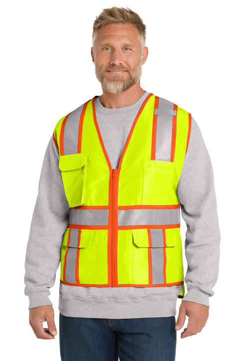0029__CSV105__25_00__from__CornerStone-ANSI-107-Class-2-Surveyor-Zippered-Two-Tone-Vest__SftyYellow.jpg